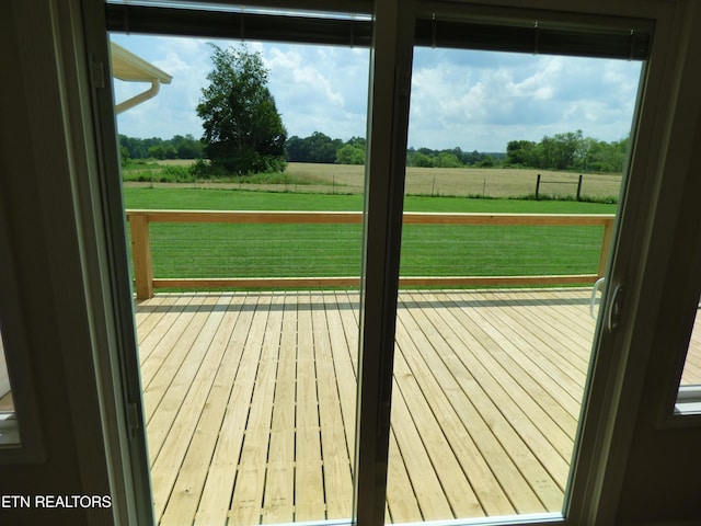 363 Smith Rd, Crossville, TN 38571 - entryway featuring a view of countryside and view of wooded area