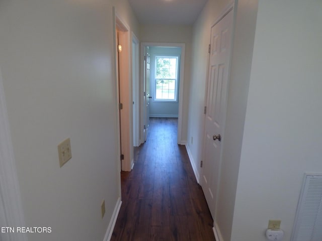 363 Smith Rd, Crossville, TN 38571 - corridor featuring dark wood-style floors and baseboards