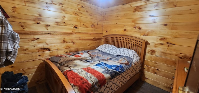 1955 Terry Rd, Oneida, TN 37841 - bedroom with wood walls and a sauna / steam room