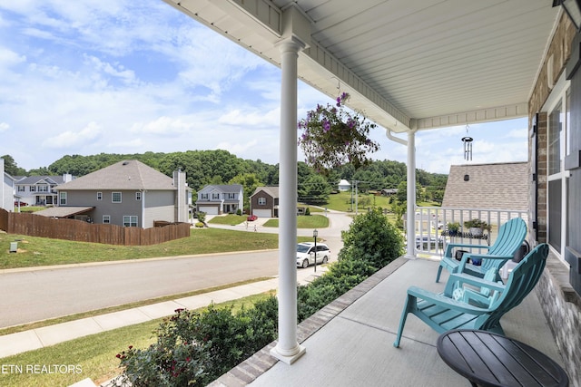1152 Cloud View Dr, Powell, TN 37849 - porch featuring a residential view
