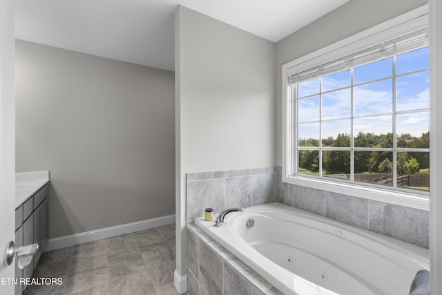 1152 Cloud View Dr, Powell, TN 37849 - full bathroom featuring vanity and a tub with jets