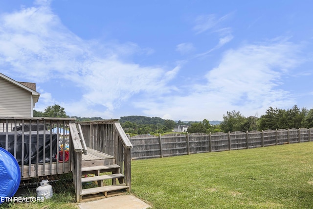 1152 Cloud View Dr, Powell, TN 37849 - view of yard with a deck