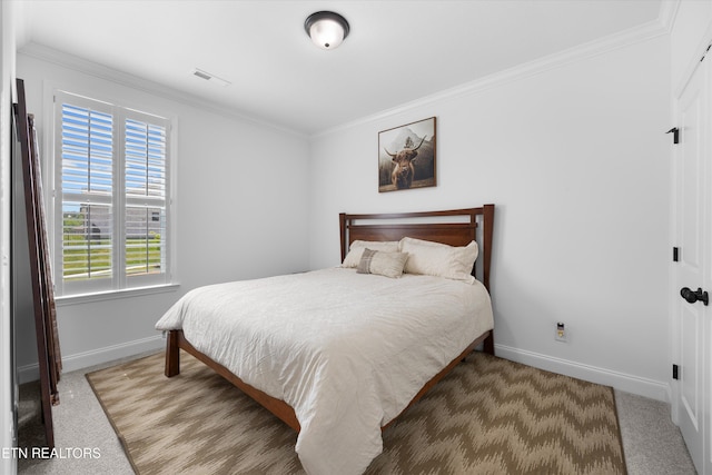 12845 Scarlet Sage Dr, Farragut, TN 37934 - carpeted bedroom with multiple windows and ornamental molding