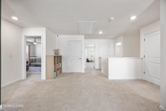 1171 Hampton Place Cir, Loudon, TN 37774 - empty room with attic access, light carpet, recessed lighting, and a smoke detector