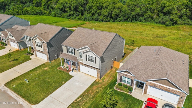 1171 Hampton Place Cir, Loudon, TN 37774 - view from above of property featuring a forest
