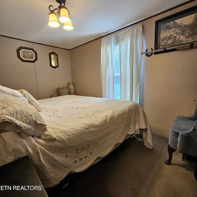 1911 Branam Hill Rd, Jellico, TN 37762 - carpeted bedroom featuring ornamental molding