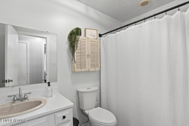 382 Tionesta Dr, Jacksboro, TN 37757 - bathroom featuring a textured ceiling and vanity