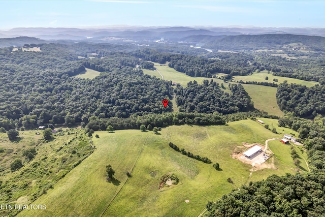 163 Ridge Rd, Sharps Chapel, TN 37866 - drone / aerial view of a mountainous background