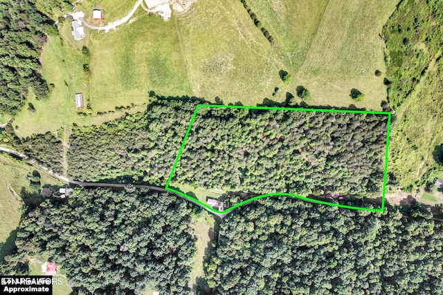 163 Ridge Rd, Sharps Chapel, TN 37866 - map / location with property boundaries highlighted