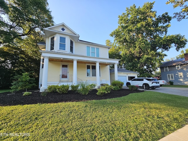 2824 W Cumberland Ave, Middlesboro, KY 40965 - view of front of home with a porch and a front yard