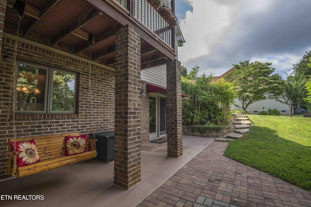 127 Kiowa Way, Loudon, TN 37774 - patio / terrace featuring a patio area and a lawn