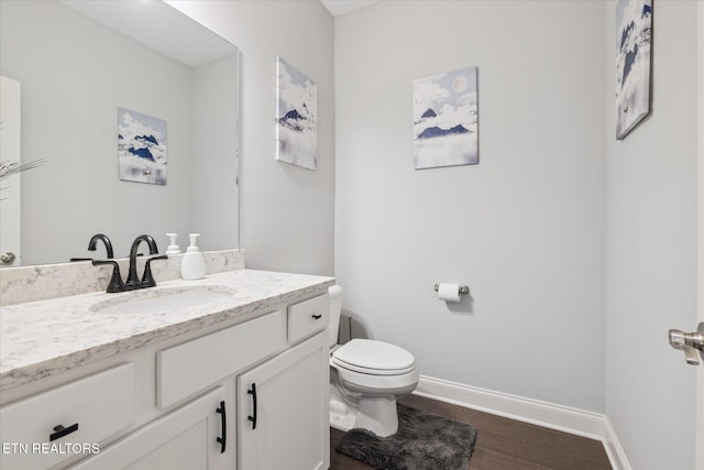 1682 Hickory Reserve Rd, Knoxville, TN 37932 - bathroom with vanity and wood finished floors