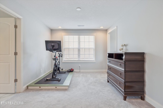 1682 Hickory Reserve Rd, Knoxville, TN 37932 - workout area with carpet floors and recessed lighting