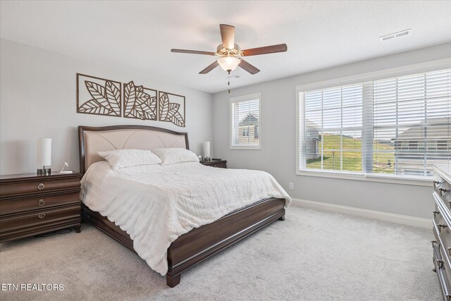 1682 Hickory Reserve Rd, Knoxville, TN 37932 - bedroom featuring carpet and ceiling fan