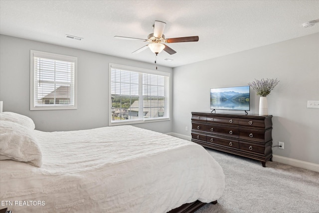 1682 Hickory Reserve Rd, Knoxville, TN 37932 - carpeted bedroom featuring multiple windows and ceiling fan