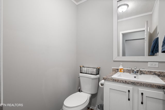 238 Mac Ivey Ln, Lafollette, TN 37766 - bathroom with ornamental molding and vanity