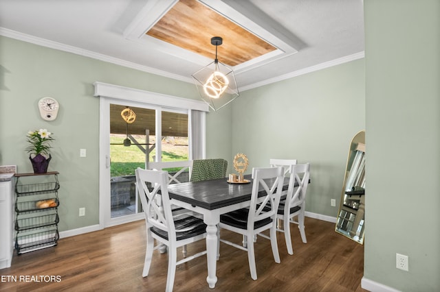 238 Mac Ivey Ln, Lafollette, TN 37766 - dining space featuring wood finished floors, ornamental molding, and arched walkways