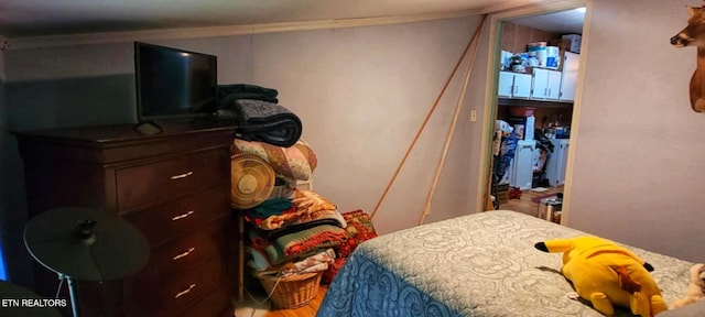 1591 Big Ridge Rd, Spring City, TN 37381 - bedroom with crown molding and wood finished floors