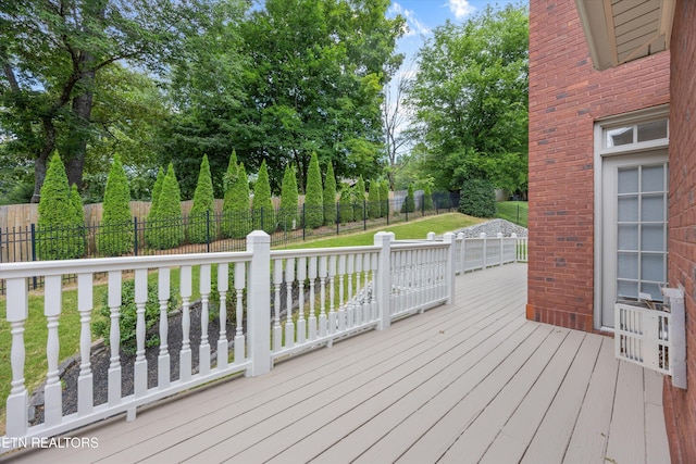 1269 Bentley Park Ln, Knoxville, TN 37922 - view of wooden deck