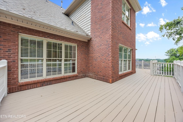 1269 Bentley Park Ln, Knoxville, TN 37922 - view of wooden deck