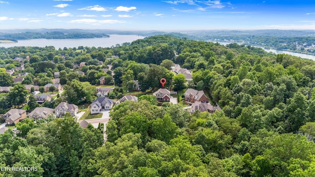 1269 Bentley Park Ln, Knoxville, TN 37922 - aerial view of residential area with a large body of water