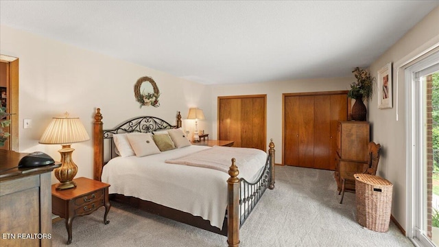 300 Clearfield Rd, Knoxville, TN 37922 - bedroom with light carpet and multiple closets