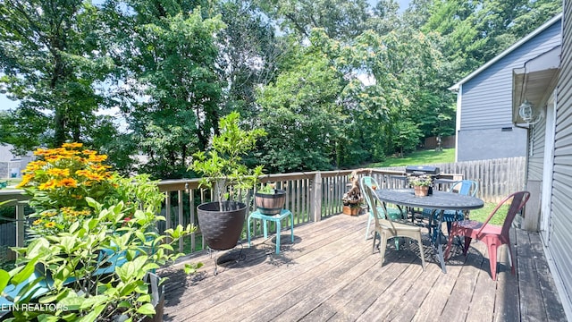 1517 Randal Park Dr, Knoxville, TN 37922 - deck featuring outdoor dining space