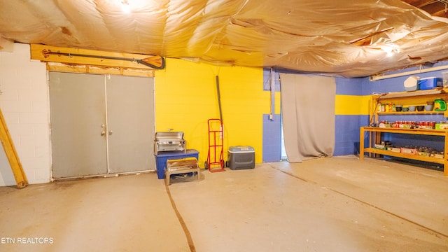 1517 Randal Park Dr, Knoxville, TN 37922 - view of unfinished basement