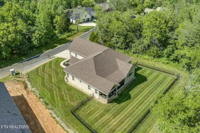 129 Dudi Trl, Vonore, TN 37885 - view from above of property