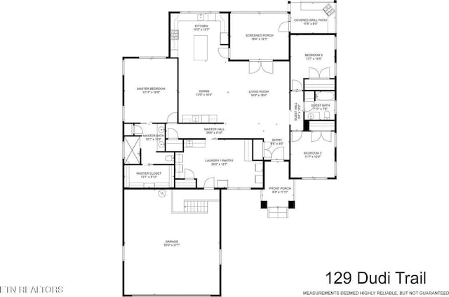 129 Dudi Trl, Vonore, TN 37885 - view of floor plan / room layout