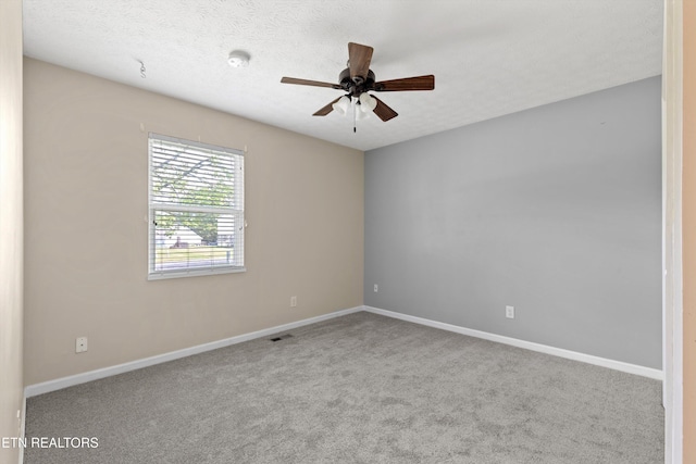 10609 Sprawls Pt, Knoxville, TN 37932 - carpeted spare room featuring ceiling fan and a textured ceiling