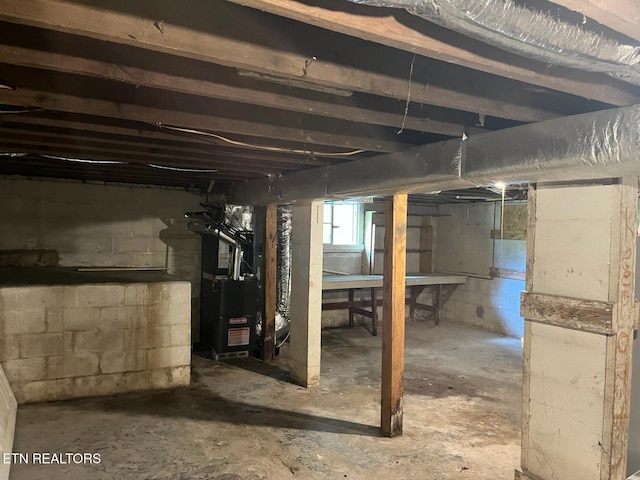 913 S Cumberland Ave, Lafollette, TN 37766 - basement with heating unit