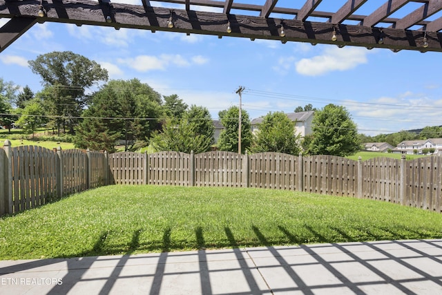 10703 Grantham Ln, Knoxville, TN 37932 - fenced backyard featuring a pergola