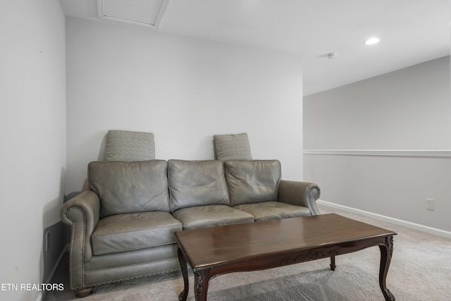 10703 Grantham Ln, Knoxville, TN 37932 - living area with carpet floors and recessed lighting