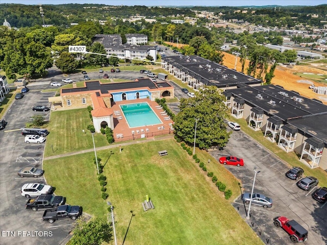 5709 Lyons View Pike Unit 4307, Knoxville, TN 37919 - drone / aerial view of a pool