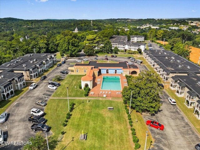 5709 Lyons View Pike Unit 4307, Knoxville, TN 37919 - bird's eye view of a pool