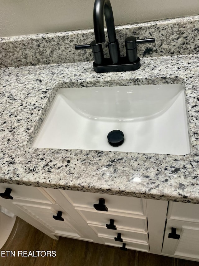 506 Snead Dr, Crossville, TN 38572 - bathroom view of a sink and wood finished floors