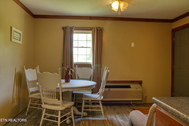 3636 Pickett Park Hwy, Jamestown, TN 38556 - dining area with wood finished floors and a ceiling fan