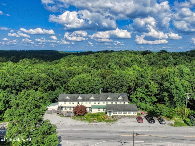 3636 Pickett Park Hwy, Jamestown, TN 38556 - view from above of property with a heavily wooded area