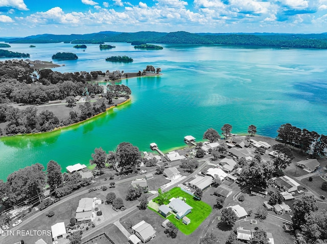 1595 Wa Ni Village Rd, Rutledge, TN 37861 - bird's eye view of a water and mountain view