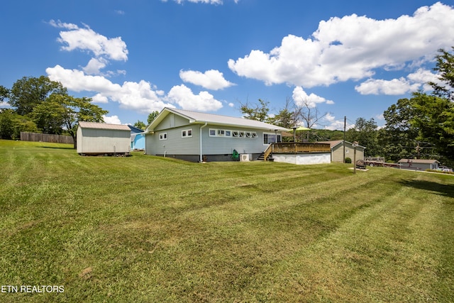 1595 Wa Ni Village Rd, Rutledge, TN 37861 - view of yard with a storage unit