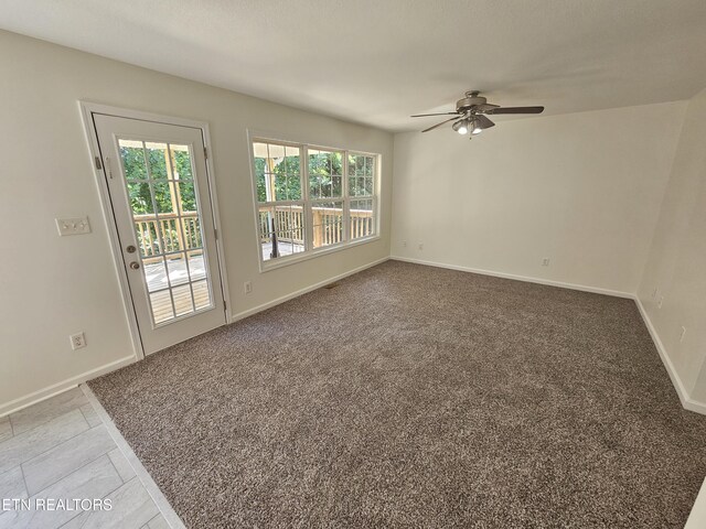 209 Cherokee Trl, Seymour, TN 37865 - unfurnished room featuring ceiling fan and carpet