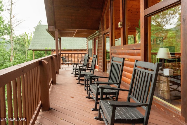 1507 Boo Boos Way, Sevierville, TN 37862 - view of deck
