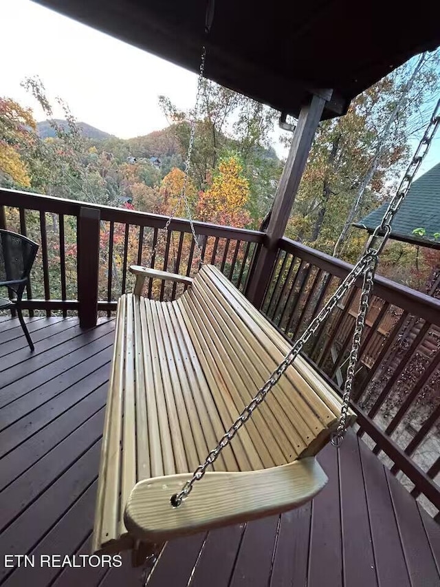 1507 Boo Boos Way, Sevierville, TN 37862 - view of wooden terrace