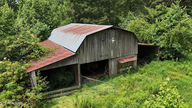 393 SW Sim Goodwin Rd, Mcdonald, TN 37353 - view of outbuilding with a view of trees