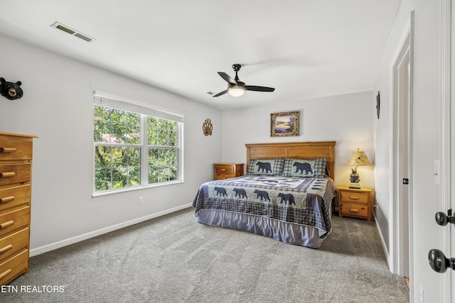 814 Plantation Dr, Pigeon Forge, TN 37863 - carpeted bedroom with baseboards and ceiling fan