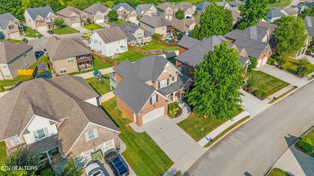 1213 Whisper Trace Ln, Knoxville, TN 37919 - aerial perspective of suburban area
