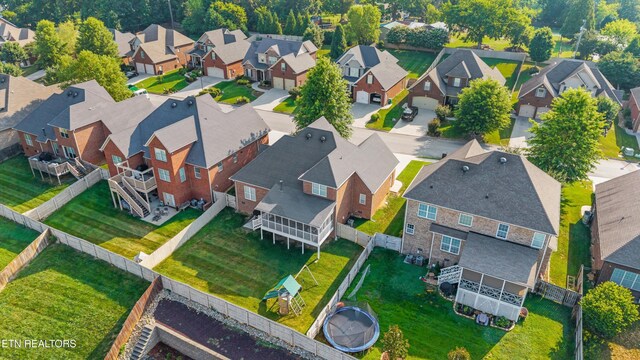1213 Whisper Trace Ln, Knoxville, TN 37919 - aerial perspective of suburban area
