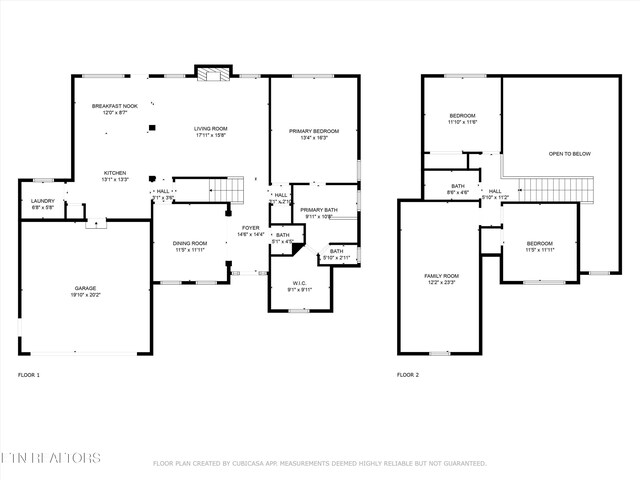 1213 Whisper Trace Ln, Knoxville, TN 37919 - view of floor plan / room layout