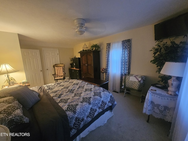 199 Pear Tree Way, Del Rio, TN 37727 - bedroom with carpet and ceiling fan